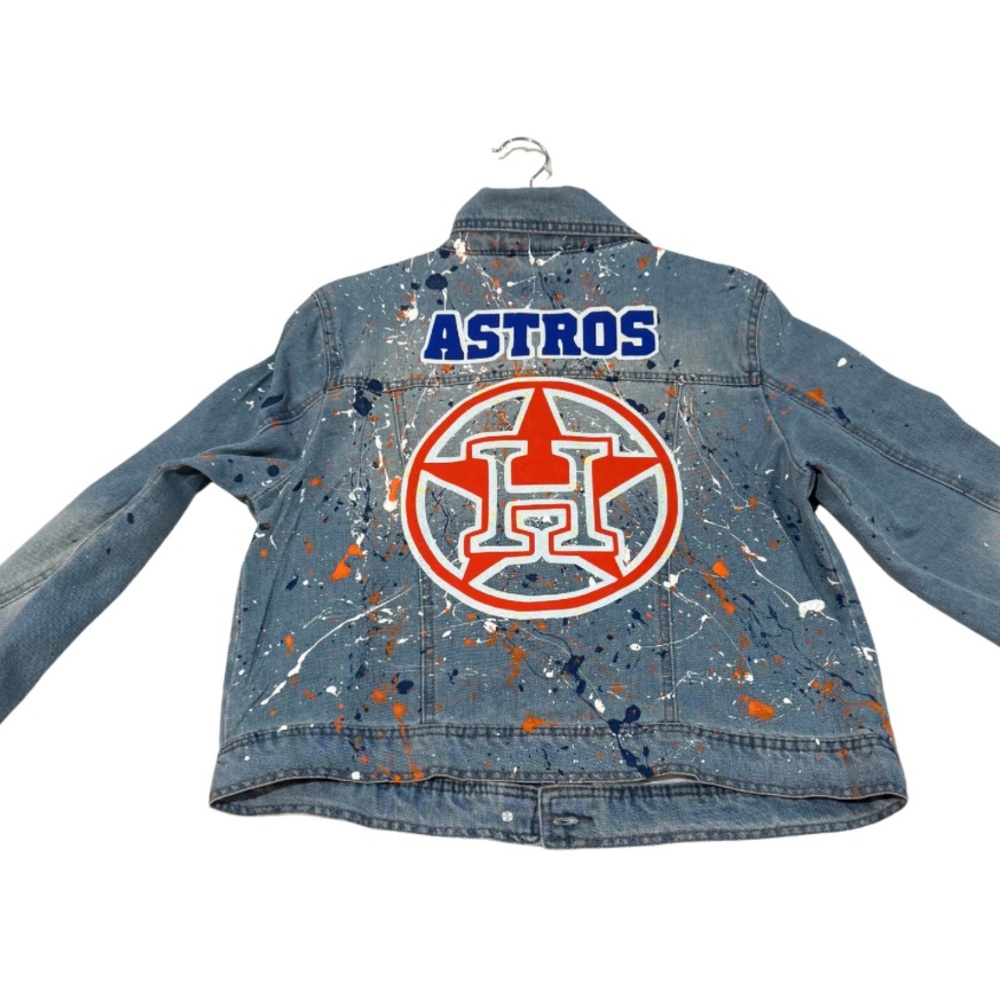 Astros Women’s Denim Jacket - Blue